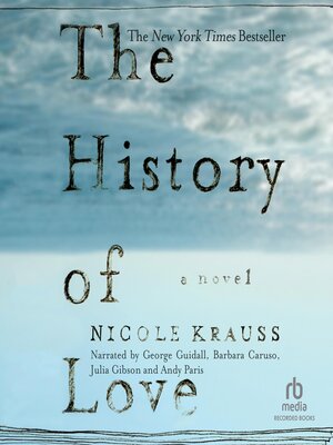 cover image of The History of Love